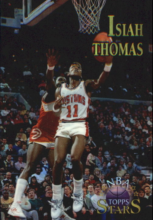 1996 Topps Stars Finest Refractors #44 Isiah Thomas