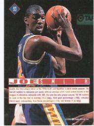 1996 Score Board Rookies #93 Joe Smith BG back image