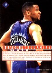 1996 Score Board Rookies #97 Damon Stoudamire BG back image