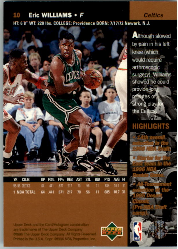 1996-97 Upper Deck Malik Sealy #235