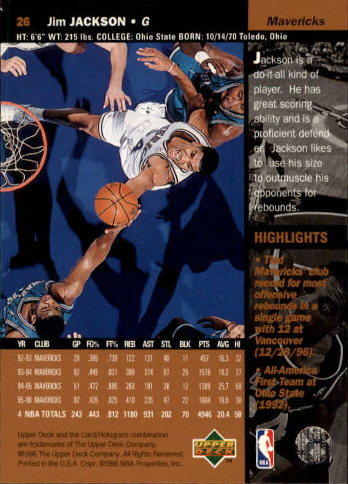 B2146- 1996-97 Upper Deck Bk Cards 1-250 +Rookies -You Pick- 15+ FREE US SHIP - Picture 25 of 449
