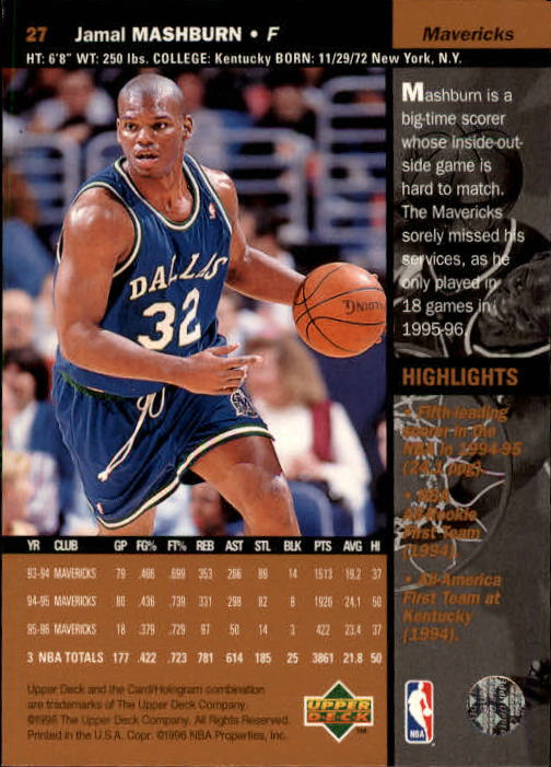 B2146- 1996-97 Upper Deck Bk Cards 1-250 +Rookies -You Pick- 15+ FREE US SHIP - Picture 27 of 449