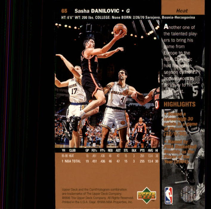 B2146- 1996-97 Upper Deck Bk Cards 1-250 +Rookies -You Pick- 15+ FREE US SHIP - Picture 83 of 449