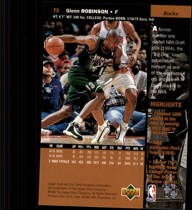 B2146- 1996-97 Upper Deck Bk Cards 1-250 +Rookies -You Pick- 15+ FREE US SHIP - Picture 93 of 449