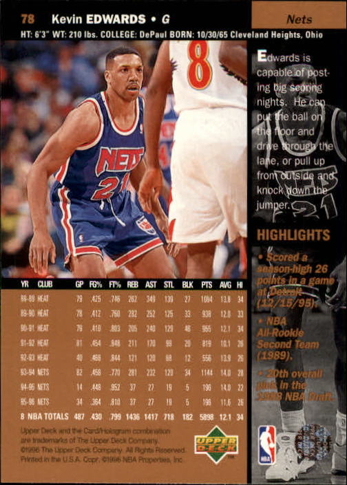 B2146- 1996-97 Upper Deck Bk Cards 1-250 +Rookies -You Pick- 15+ FREE US SHIP - Picture 101 of 449