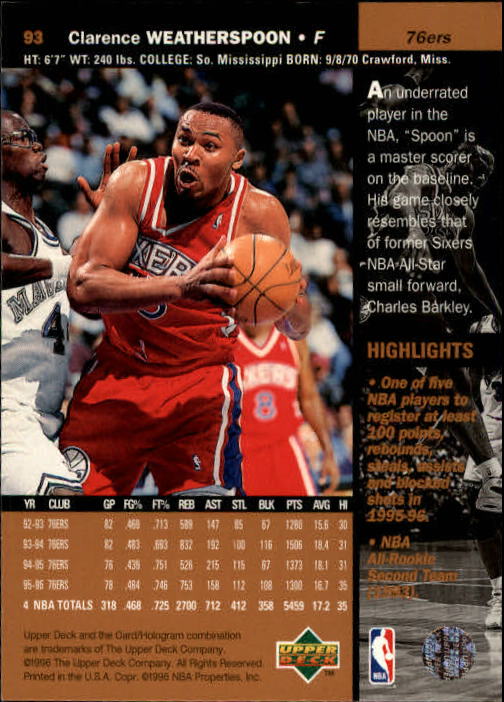 B2146- 1996-97 Upper Deck Bk Cards 1-250 +Rookies -You Pick- 15+ FREE US SHIP - Picture 125 of 449
