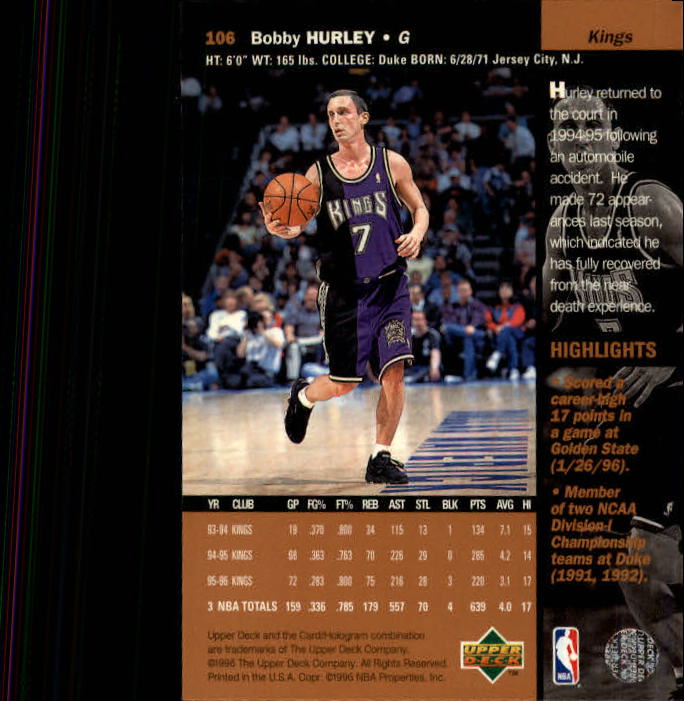 B2146- 1996-97 Upper Deck Bk Cards 1-250 +Rookies -You Pick- 15+ FREE US SHIP - Picture 141 of 449