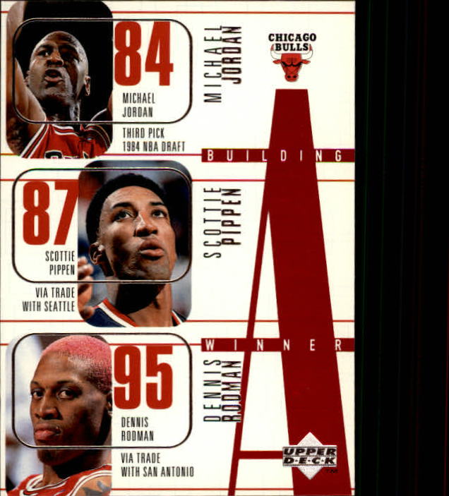 1996-97 Upper Deck #139 Michael Jordan/Scottie Pippen/Dennis Rodman/Toni Kukoc/Ron Harper