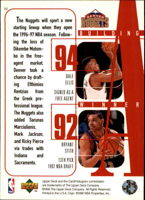 B2146- 1996-97 Upper Deck Bk Cards 1-250 +Rookies -You Pick- 15+ FREE US SHIP - Picture 181 of 449