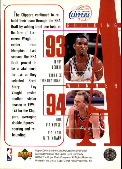 B2146- 1996-97 Upper Deck Bk Cards 1-250 +Rookies -You Pick- 15+ FREE US SHIP - Picture 185 of 449