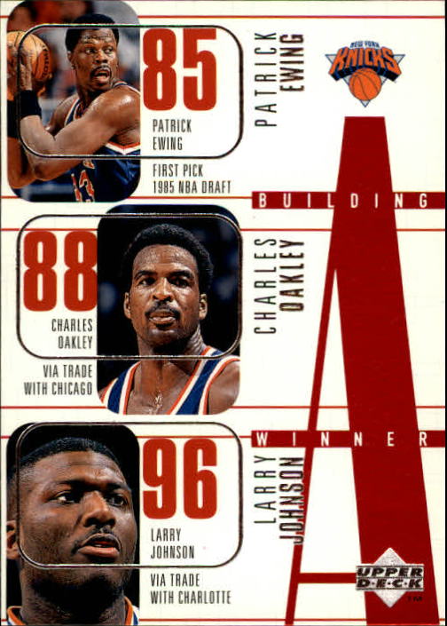 1996-97 Upper Deck #153 Patrick Ewing/Allan Houston/Larry Johnson/Charles  Oakley/John Starks - NM-MT - Ziggy's Eastpointe Sportscards | Beckett  Marketplace