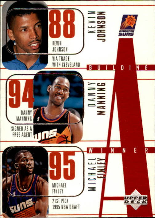 1996-97 Upper Deck #156 Kevin Johnson/Danny Manning/Michael Finley/Wesley Person/A.C. Green