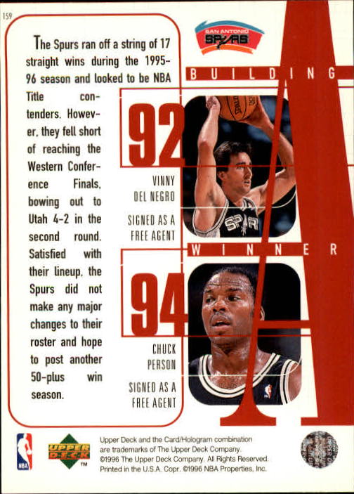 B2146- 1996-97 Upper Deck Bk Cards 1-250 +Rookies -You Pick- 15+ FREE US SHIP - Picture 201 of 449