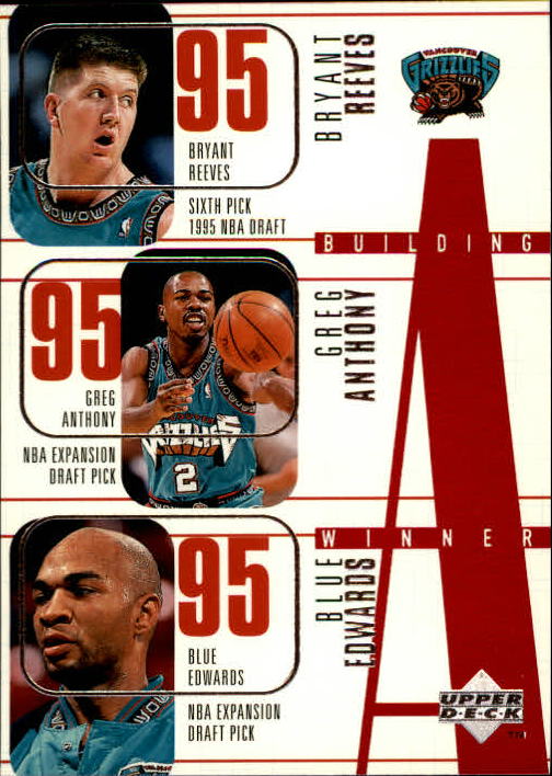 1996-97 Upper Deck #163 Bryant Reeves/Shareef Abdur-Rahim/Greg Anthony/Blue Edwards/Lawrence Moten