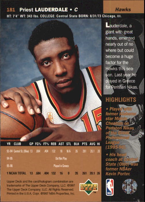 B2146- 1996-97 Upper Deck Bk Cards 1-250 +Rookies -You Pick- 15+ FREE US SHIP - Picture 215 of 449