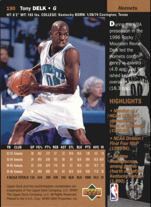 B2146- 1996-97 Upper Deck Bk Cards 1-250 +Rookies -You Pick- 15+ FREE US SHIP - Picture 225 of 449