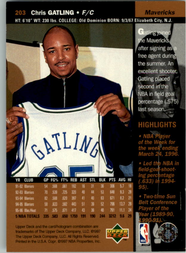 B2146- 1996-97 Upper Deck Bk Cards 1-250 +Rookies -You Pick- 15+ FREE US SHIP - Picture 245 of 449