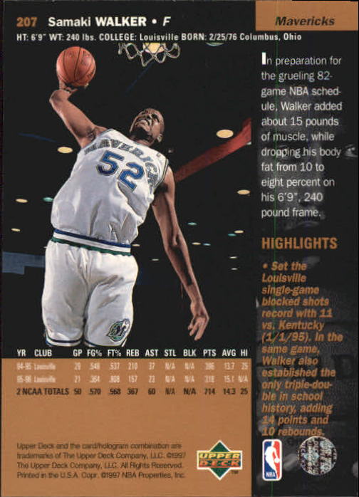 B2146- 1996-97 Upper Deck Bk Cards 1-250 +Rookies -You Pick- 15+ FREE US SHIP - Picture 253 of 449