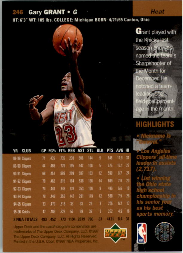 B2146- 1996-97 Upper Deck Bk Cards 1-250 +Rookies -You Pick- 15+ FREE US SHIP - Picture 307 of 449