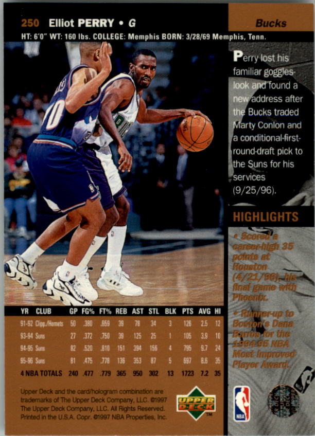 B2146- 1996-97 Upper Deck Bk Cards 1-250 +Rookies -You Pick- 15+ FREE US SHIP - Picture 315 of 449