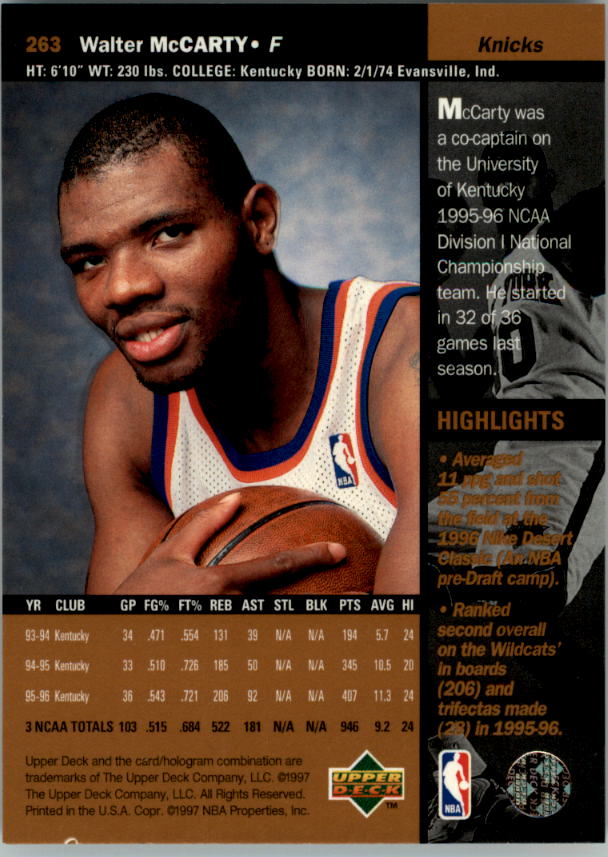 B2146- 1996-97 Upper Deck Bk Cards 1-250 +Rookies -You Pick- 15+ FREE US SHIP - Picture 333 of 449