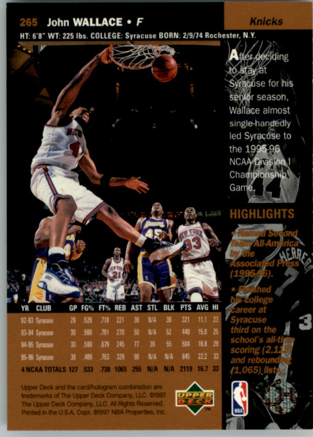 B2146- 1996-97 Upper Deck Bk Cards 1-250 +Rookies -You Pick- 15+ FREE US SHIP - Picture 337 of 449