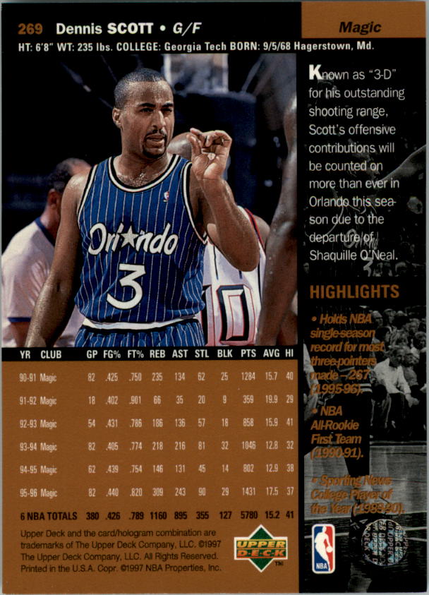 B2146- 1996-97 Upper Deck Bk Cards 1-250 +Rookies -You Pick- 15+ FREE US SHIP - Picture 345 of 449