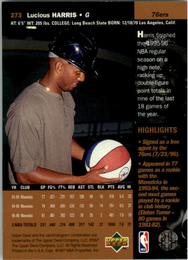B2146- 1996-97 Upper Deck Bk Cards 1-250 +Rookies -You Pick- 15+ FREE US SHIP - Picture 351 of 449