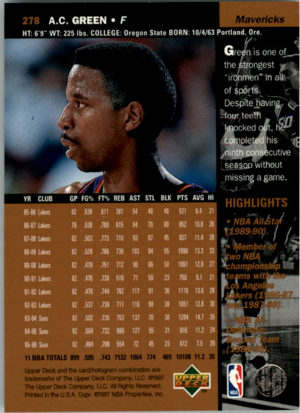 B2146- 1996-97 Upper Deck Bk Cards 1-250 +Rookies -You Pick- 15+ FREE US SHIP - Picture 359 of 449