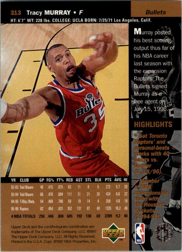 B2146- 1996-97 Upper Deck Bk Cards 1-250 +Rookies -You Pick- 15+ FREE US SHIP - Picture 393 of 449