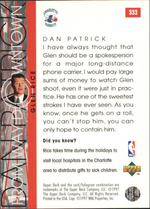 B2146- 1996-97 Upper Deck Bk Cards 1-250 +Rookies -You Pick- 15+ FREE US SHIP - Picture 427 of 449
