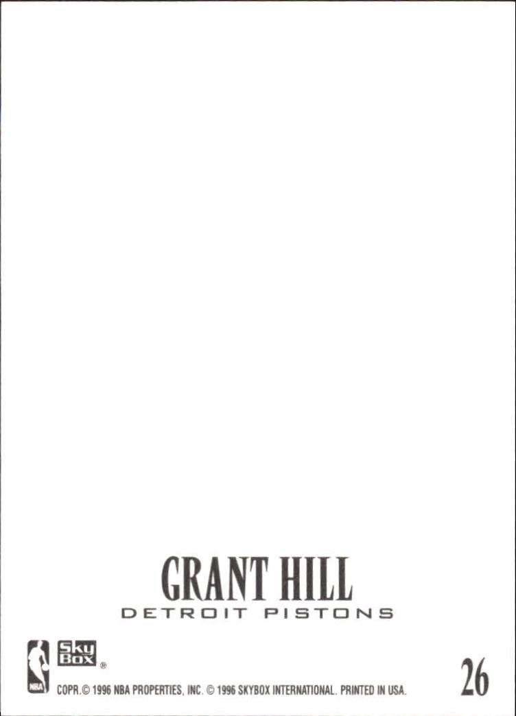 1996-97 Z-Force Z-Cling #26 Grant Hill