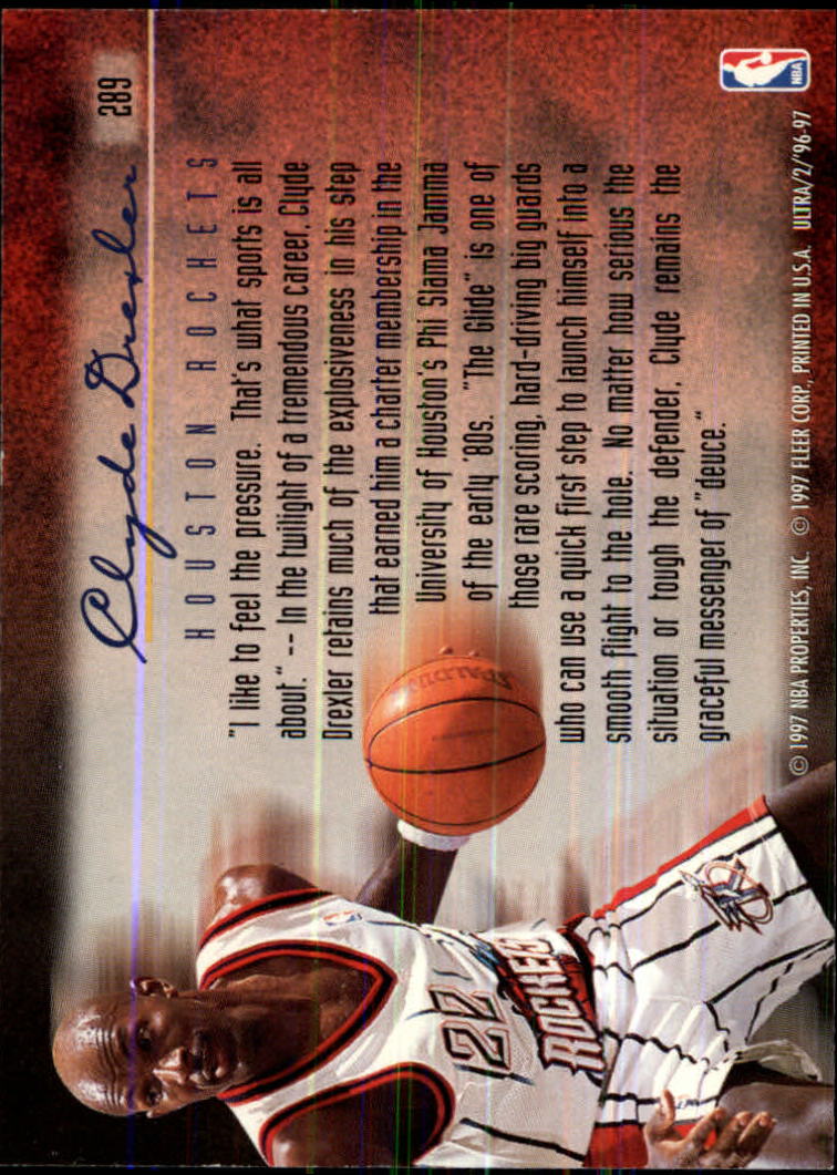 Clyde Drexler cards (1989-2022) Blazers Rockets - You Choose - Picture 104 of 162
