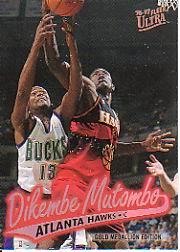 1996-97 Ultra Gold Medallion #G153 Dikembe Mutombo