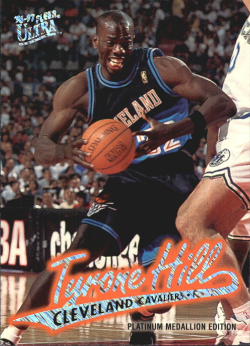 1996-97 Ultra Platinum Medallion #P165 Tyrone Hill