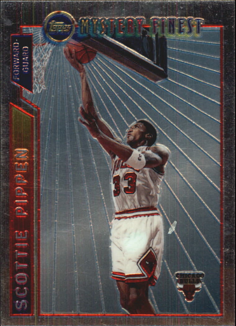 1996-97 Topps Mystery Finest #M1 Scottie Pippen - NM-MT 1996-97 Topps Mystery Finest #M1 Scottie Pippen - NM-MT