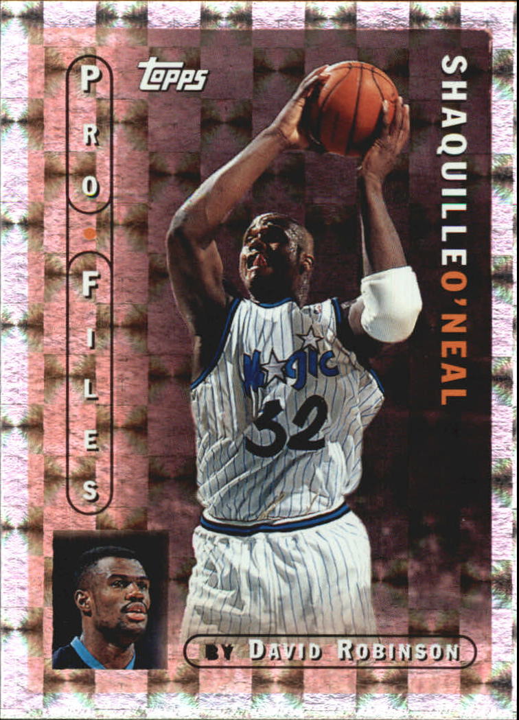 1996-97 Topps Pro Files #PF7 Shaquille O'Neal
