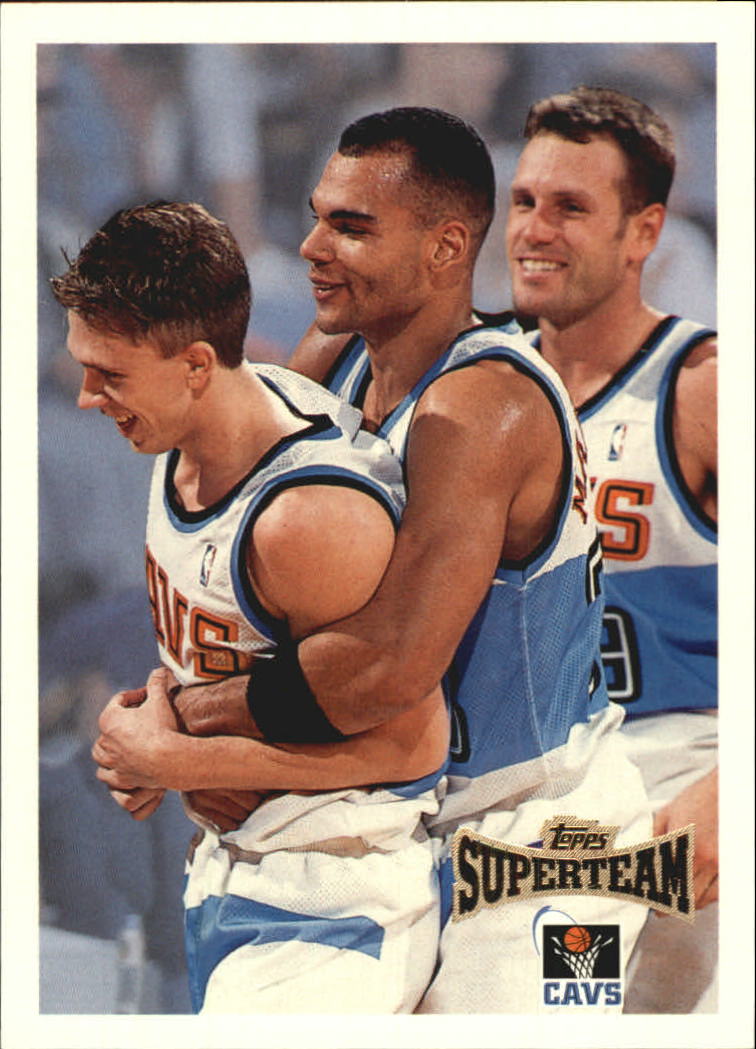 1996-97 Topps Super Teams #ST5 Cleveland Cavaliers/Bob Sura/Dan Majerle/Donny Marshall