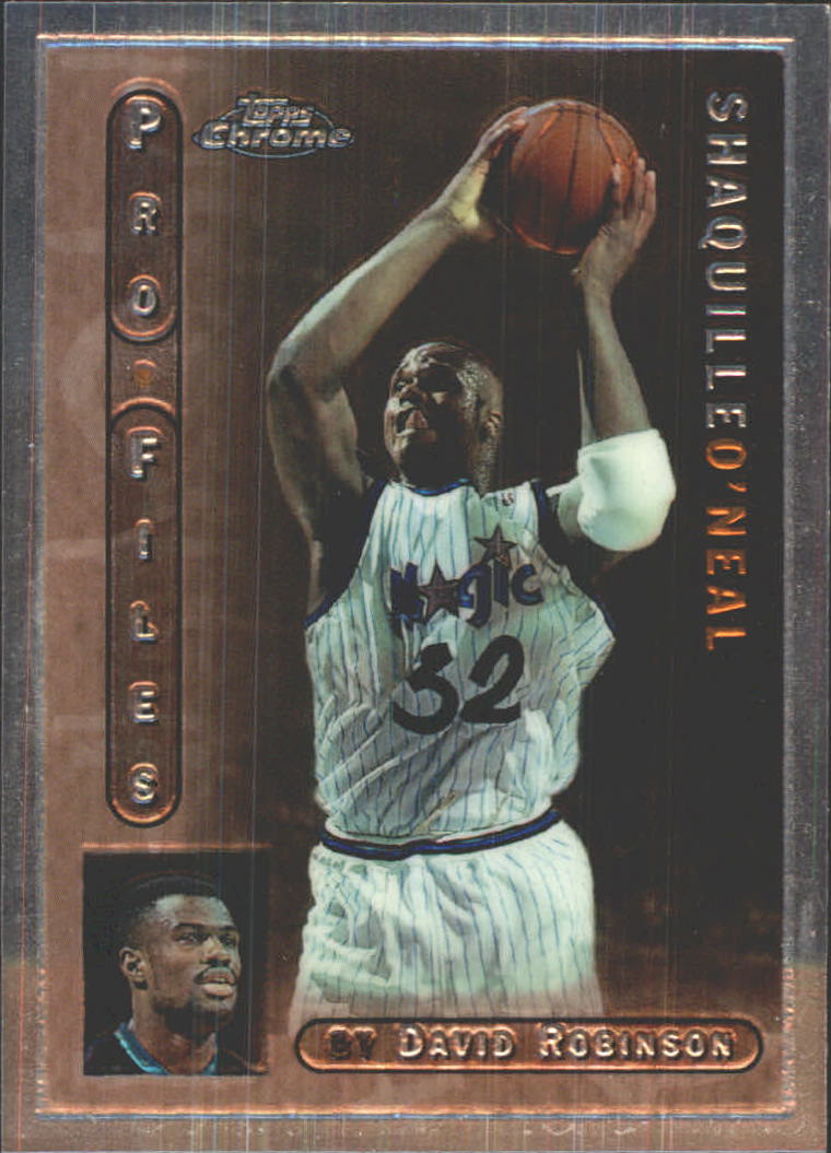 1996-97 Topps Chrome Pro Files #PF7 Shaquille O'Neal