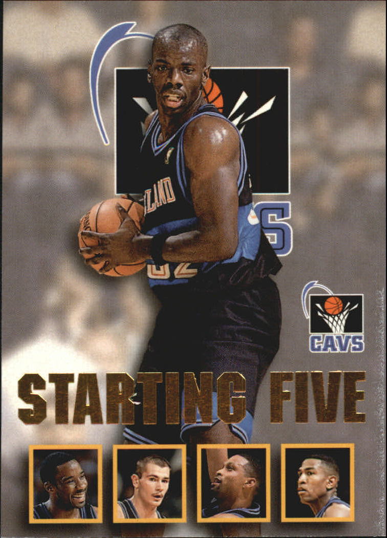 1996-97 Hoops Starting Five #1 Mookie Blaylock/Christian Laettner/Dikembe  Mutombo/Ken Norman/Steve Smith/Atlanta Hawks - NM-MT+