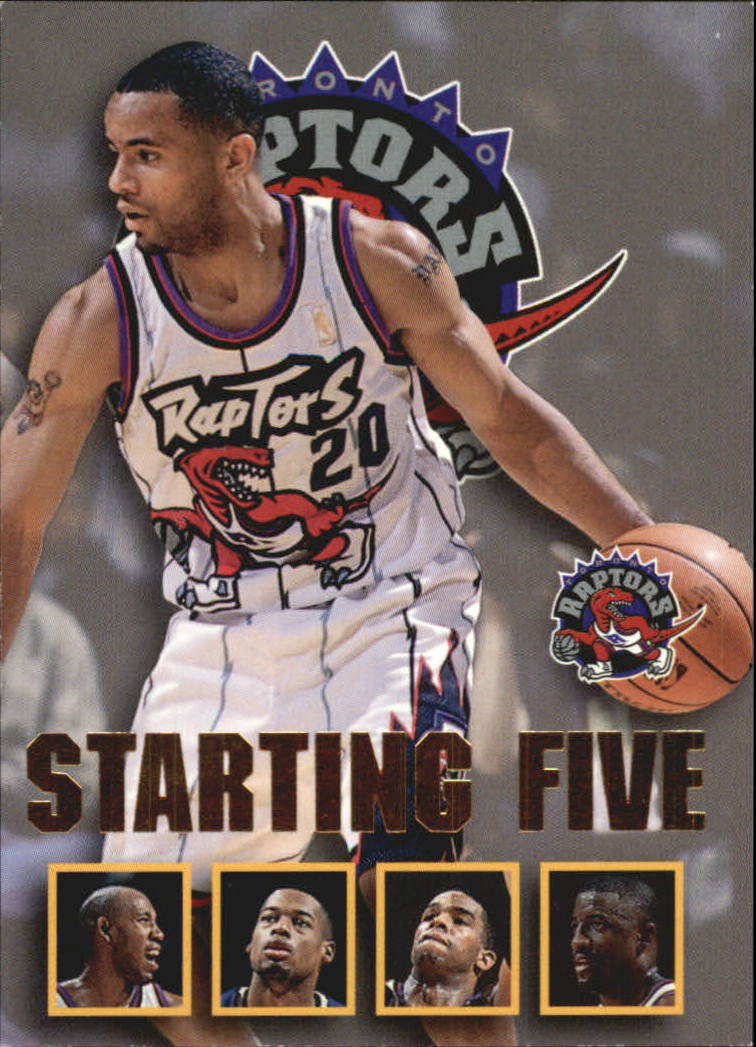 1996-97 Hoops Starting Five #26 Marcus Camby/Hubert Davis/Popeye Jones/Damon Stoudamire/Walt Williams/Toronto Raptors