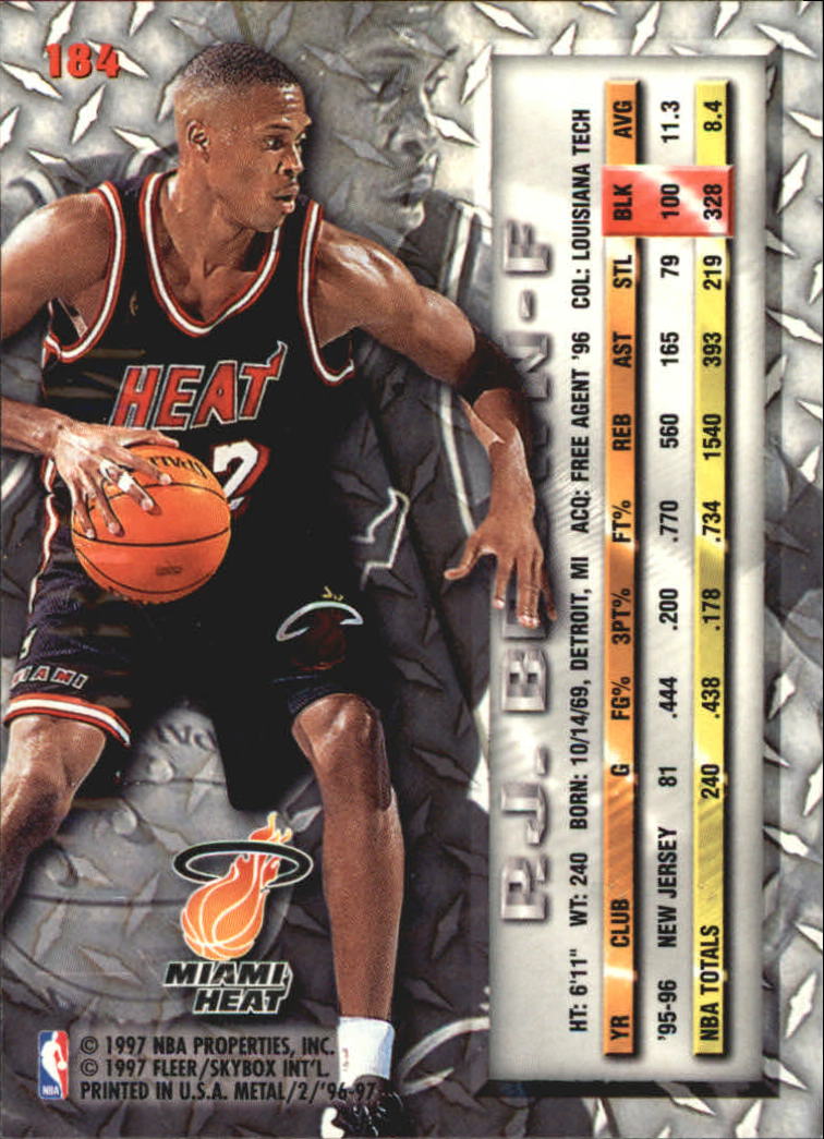 A2476- 1996-97 Metal Bk Card #s 1-250 +Inserts -You Pick- 15+ FREE US SHIP - Picture 301 of 412