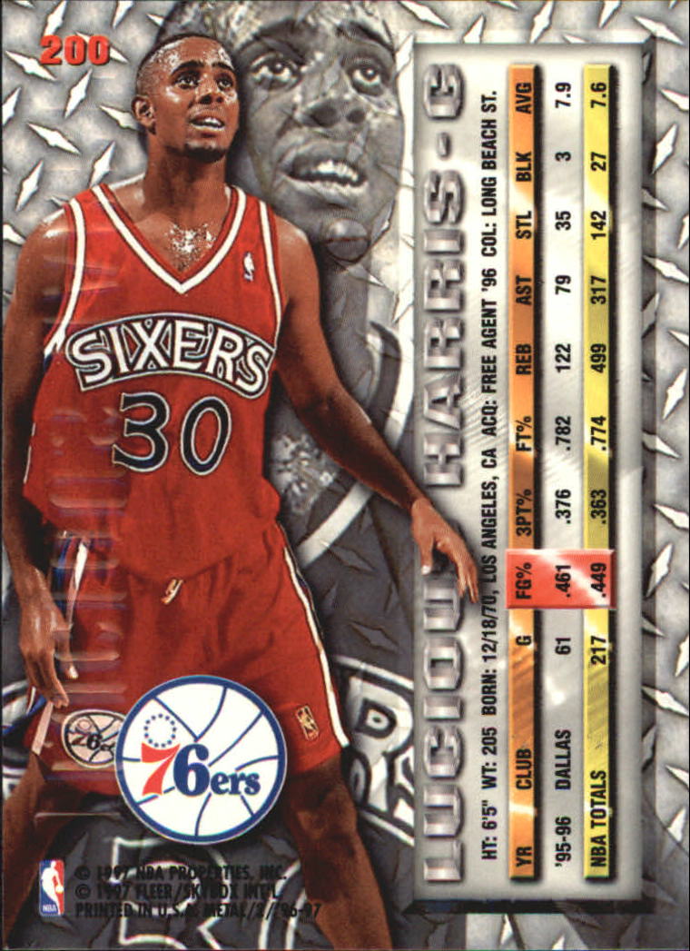A2476- 1996-97 Metal Bk Card #s 1-250 +Inserts -You Pick- 15+ FREE US SHIP - Picture 327 of 412