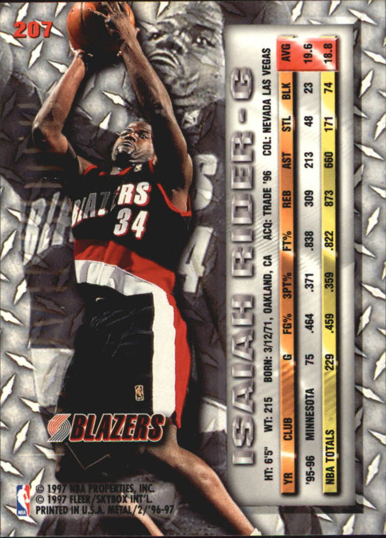 A2476- 1996-97 Metal Bk Card #s 1-250 +Inserts -You Pick- 15+ FREE US SHIP - Picture 336 of 412