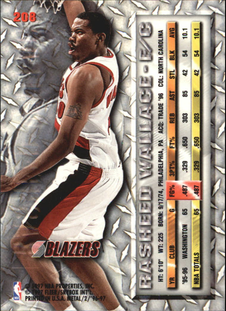 A2476- 1996-97 Metal Bk Card #s 1-250 +Inserts -You Pick- 15+ FREE US SHIP - Picture 338 of 412