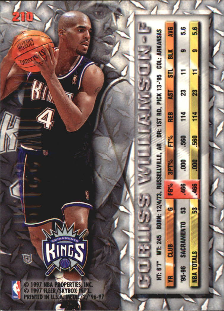 A2476- 1996-97 Metal Bk Card #s 1-250 +Inserts -You Pick- 15+ FREE US SHIP - Picture 342 of 412