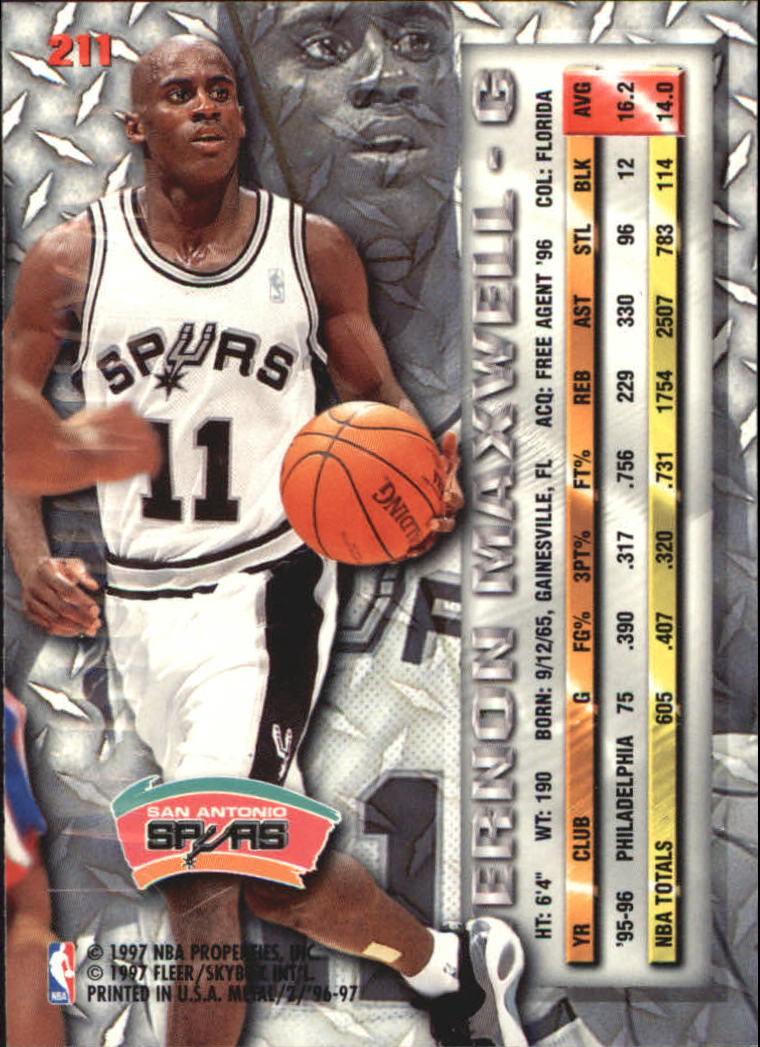 A2476- 1996-97 Metal Bk Card #s 1-250 +Inserts -You Pick- 15+ FREE US SHIP - Picture 344 of 412