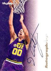 1996-97 SkyBox Premium Autographics #62 Greg Ostertag