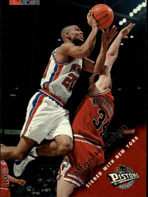 1996-97 Hoops #47 Allan Houston