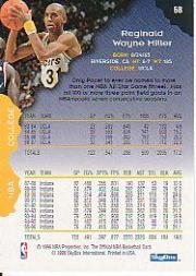 1996-97 Hoops #68 Reggie Miller back image